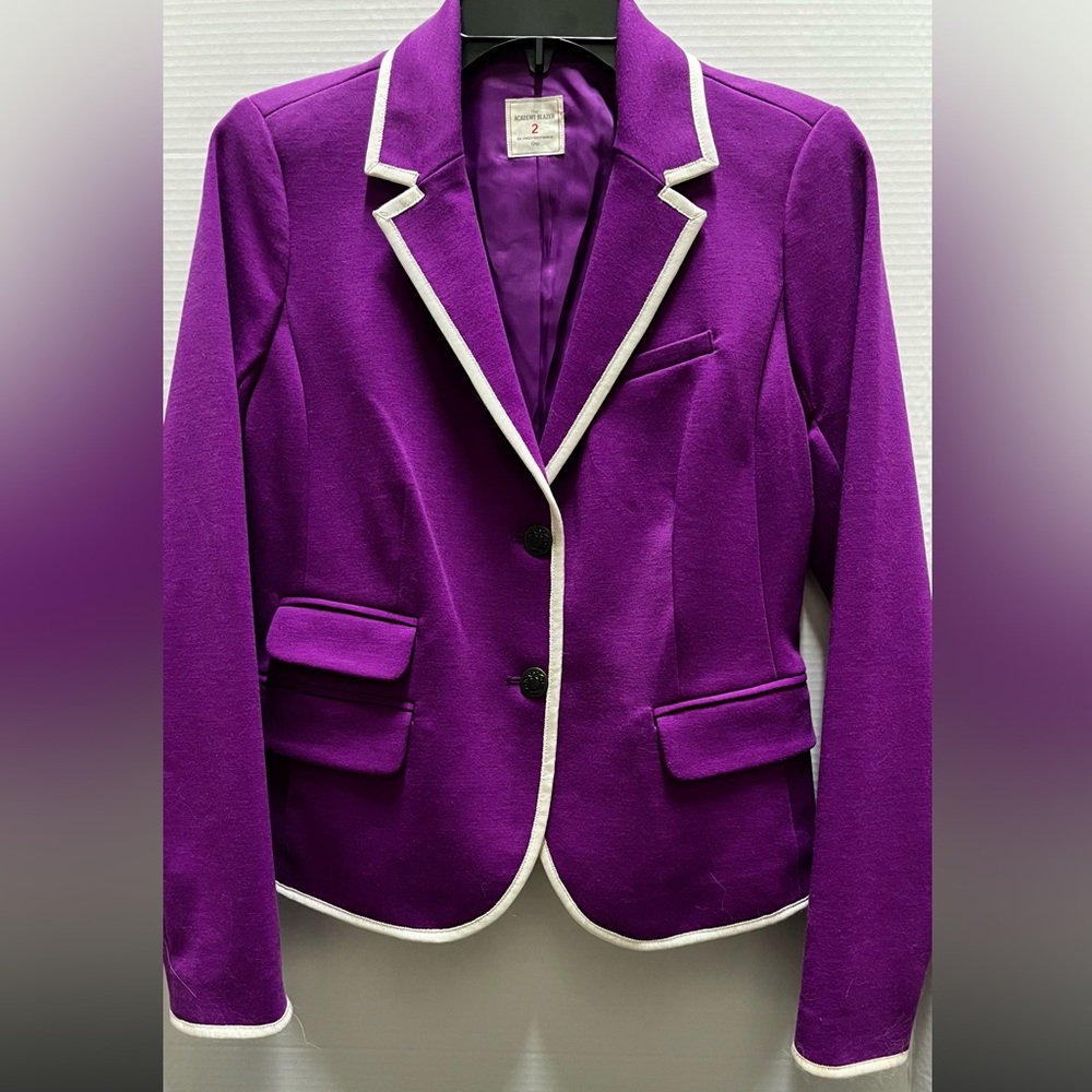 GAP Purple Blazer with White Accents